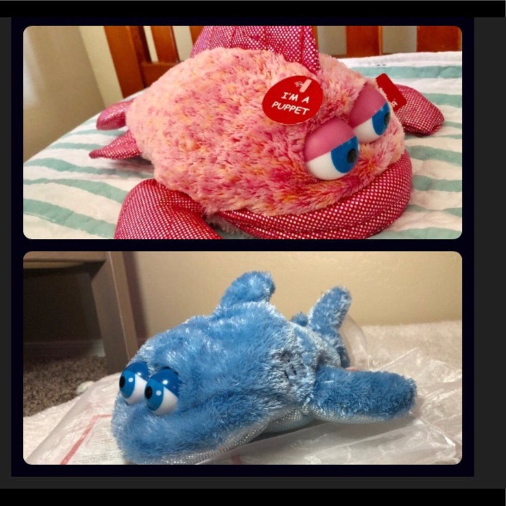 Aurora 11 pink fish puppet